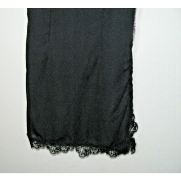 Superdown‎  Dress Size Small Black Lace Eyelet Trim Bleu Side Split - Picture 8 of 11